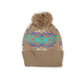 WESTERN KNIT BEANIE W/POMPOM