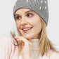 PEARL DECO KNIT BEANIE