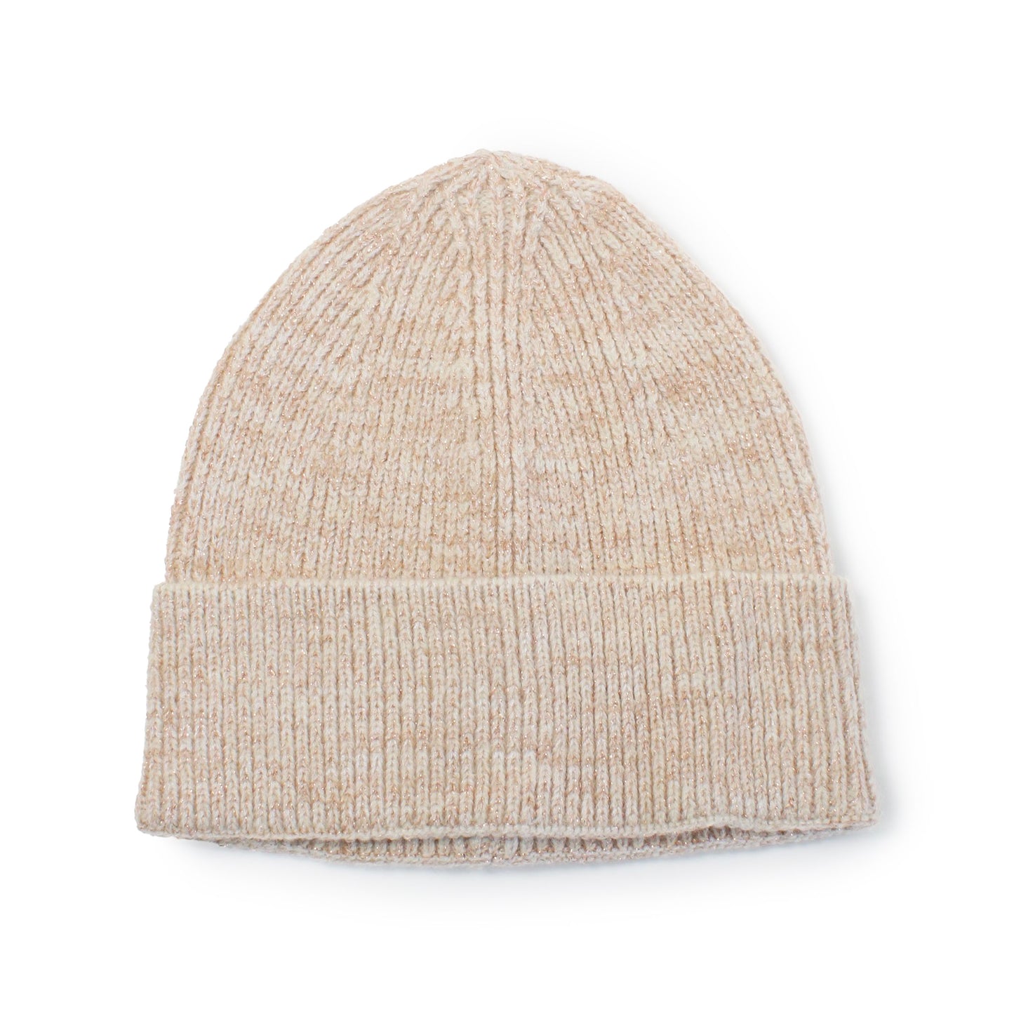 LUREX MIX KNIT CUFFED BEANIE