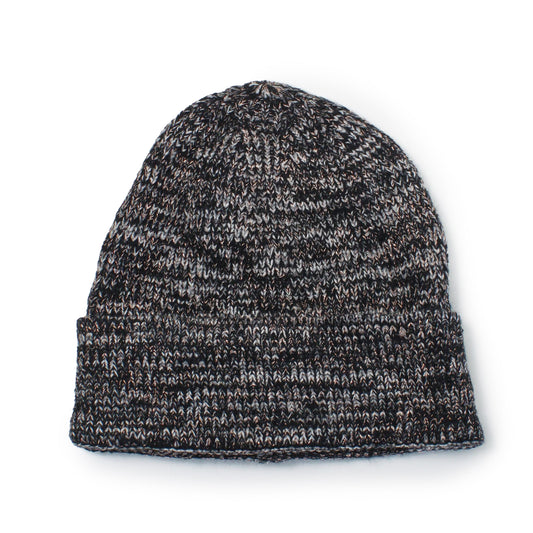 LUREX MIX KNIT CUFFED BEANIE