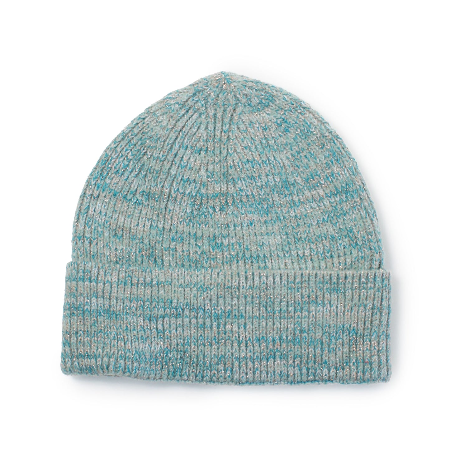 LUREX MIX KNIT CUFFED BEANIE