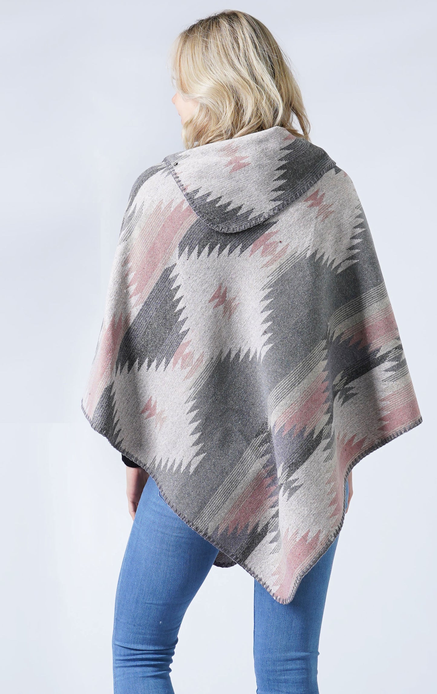 WESTERN PATTERN PONCHO