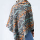 WESTERN PATTERN PONCHO