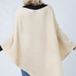 TEXTURED JERSEY PONCHO