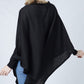 TEXTURED JERSEY PONCHO