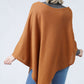 TEXTURED JERSEY PONCHO