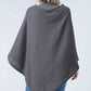 TEXTURED JERSEY PONCHO