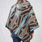 AZTEC PATTERN PONCHO