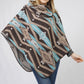 AZTEC PATTERN PONCHO