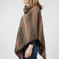 ETHNIC PATTERN PONCHO