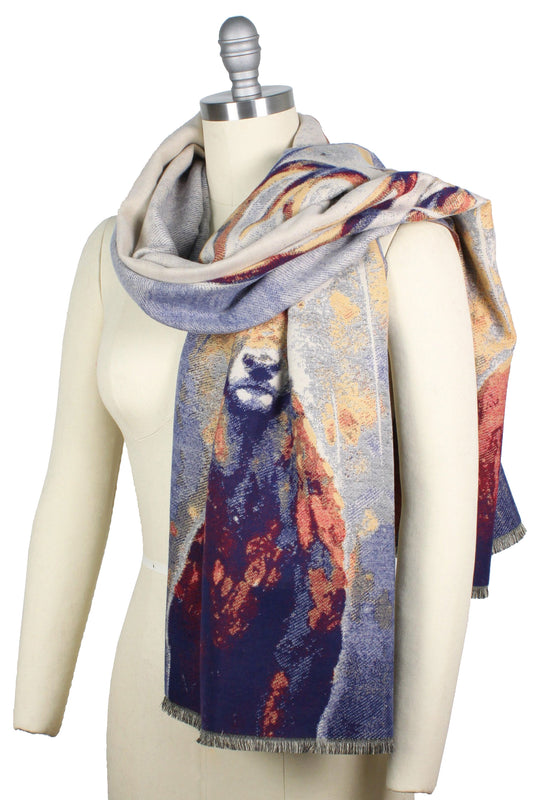 DEER PASHMINA SHAWL SCARF