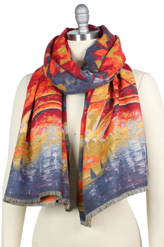 EFFEL TOWER PASHMINA SHAWL SCARF