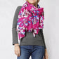 FLOWER PRINT OBLONG SCARF