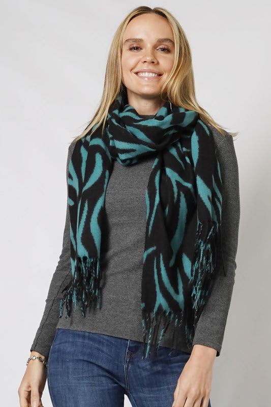 ANIMAL PRINT SOFT OBLONG SCARF