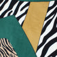 ZEBRA PRINT OBLONG SCARF/SHAWL