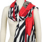 ZEBRA PRINT OBLONG SCARF/SHAWL