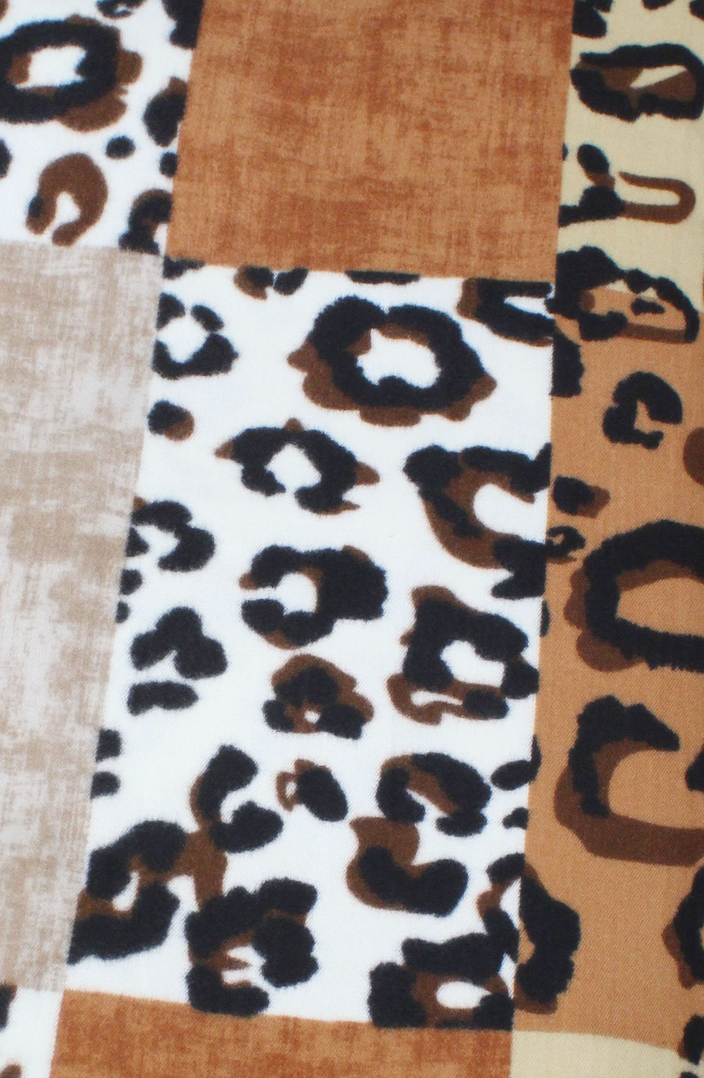 ANIMAL PRINT OBLONG SCARF/SHAWL