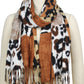 ANIMAL PRINT OBLONG SCARF/SHAWL