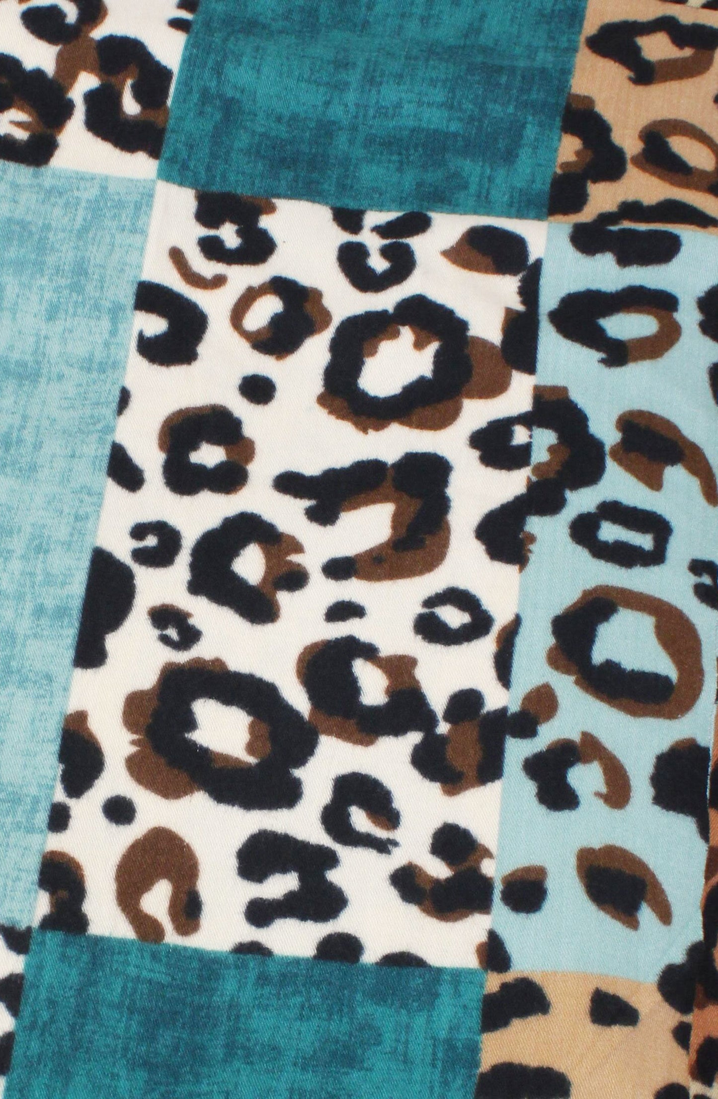 ANIMAL PRINT OBLONG SCARF/SHAWL