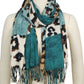 ANIMAL PRINT OBLONG SCARF/SHAWL