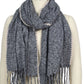 CONTRAST EDGE OBLONG SCARF/SHAWL