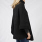 ZIP-UP KNIT CAPE/VEST