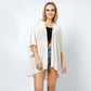 TEXTURED JERSEY RELAXED FIT KIMONO/VEST