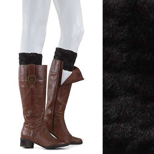 FAUX FUR BOOT CUFFS/LEG WARMERS