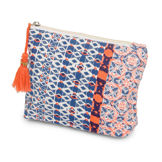 ETHINIC PRINT POUCH/COSMETIC BAG