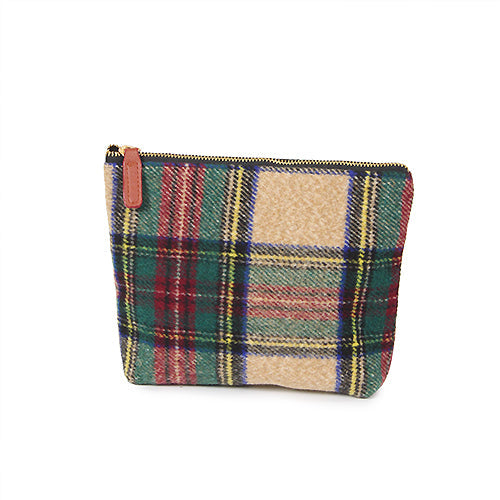 TARTAN POUCH/COSMETIC BAG