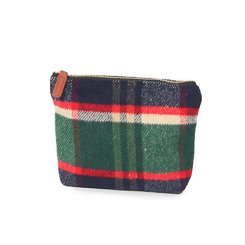 TARTAN POUCH/COSMETIC BAG