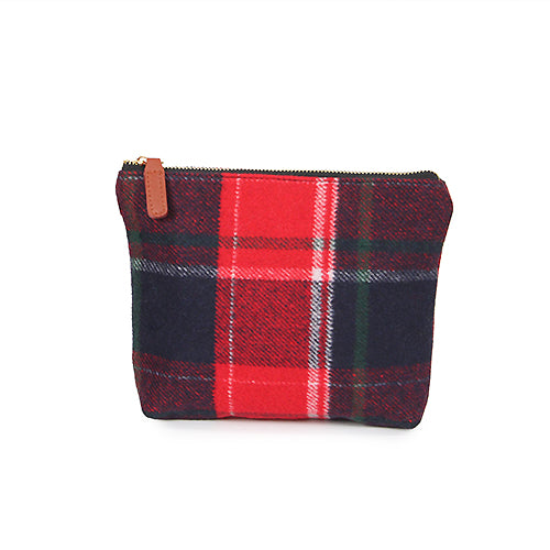 TARTAN POUCH/COSMETIC BAG