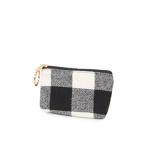 BUFFALO CHECK COIN PURSE