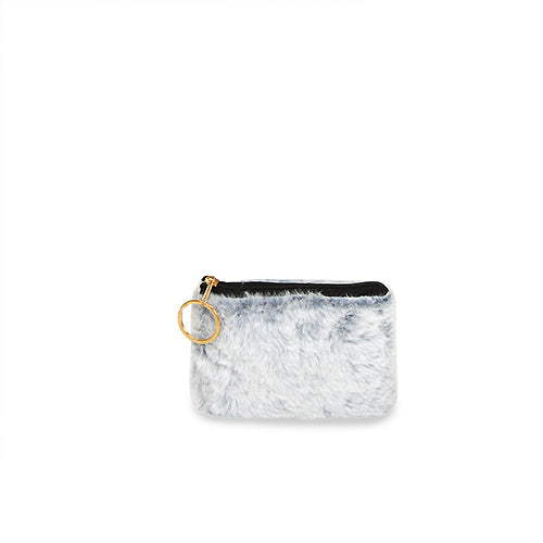 FUR CARD/COIN PURSE