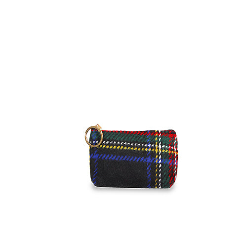 TARTAN COIN/CARD PURSE