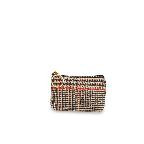 GLEN CHECK COIN/CARD PURSE