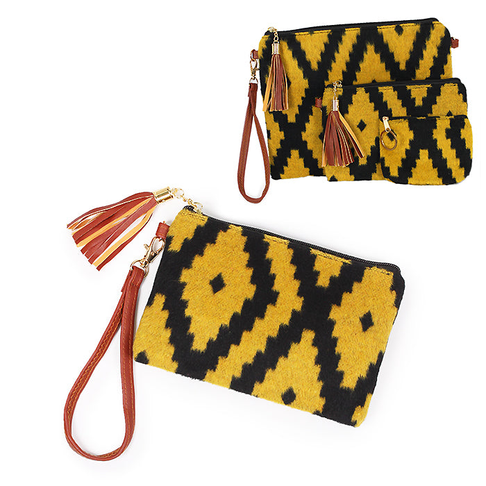 WESTERN WALLET CLUTCH W/WRISTLET