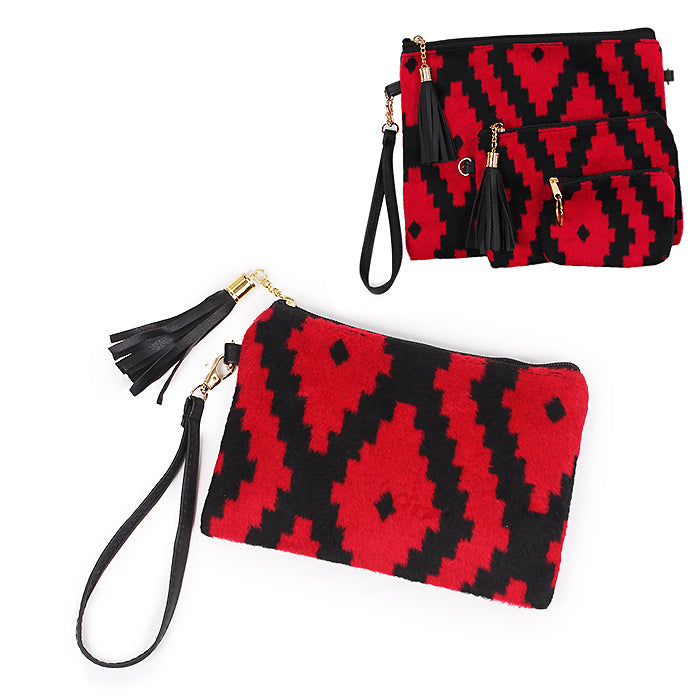 WESTERN WALLET CLUTCH W/WRISTLET