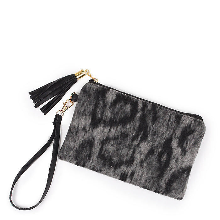 ANIMAL WALLET CLUTCH W/WRISTLET