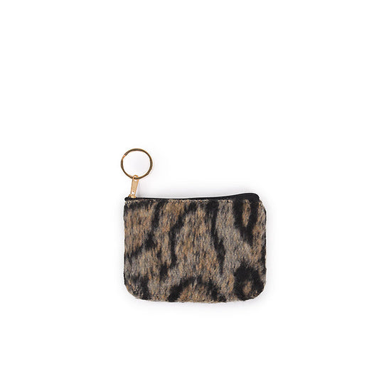 ANIMAL PRINT COIN/CARD PURSE