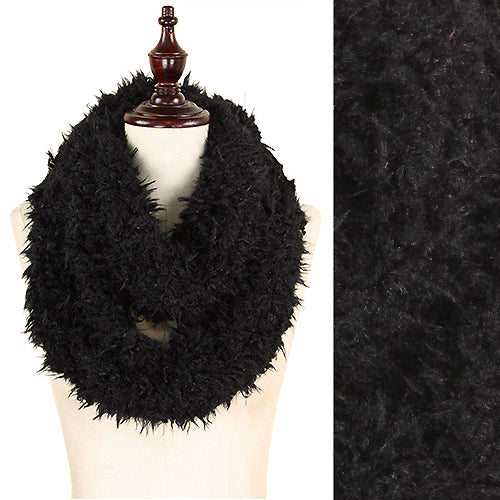 FUZZY FUR INFINITY SCARF