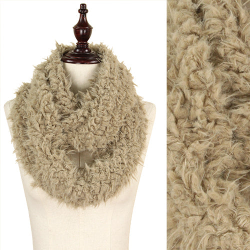 FUZZY FUR INFINITY SCARF