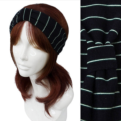 STRIPE PATTERN KNOT HEADBAND