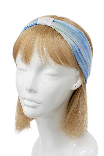 HAND DYE STRIPE KNOT HEADBAND