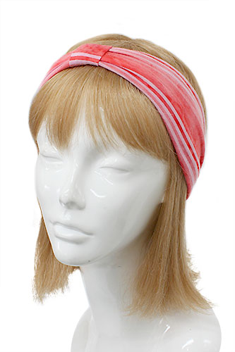 HAND DYE STRIPE KNOT HEADBAND