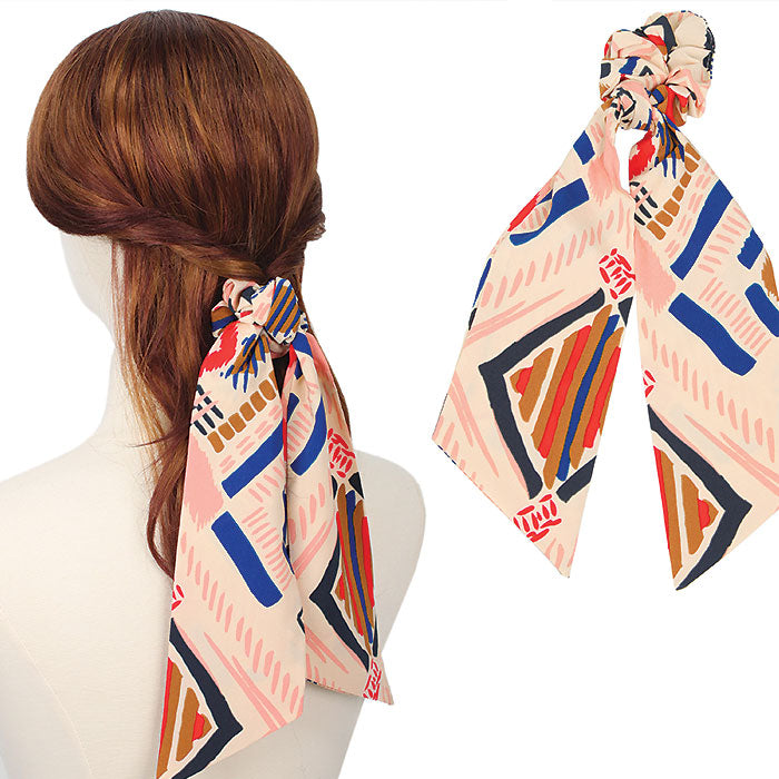 AZTEC PRINT HAIR SCARF