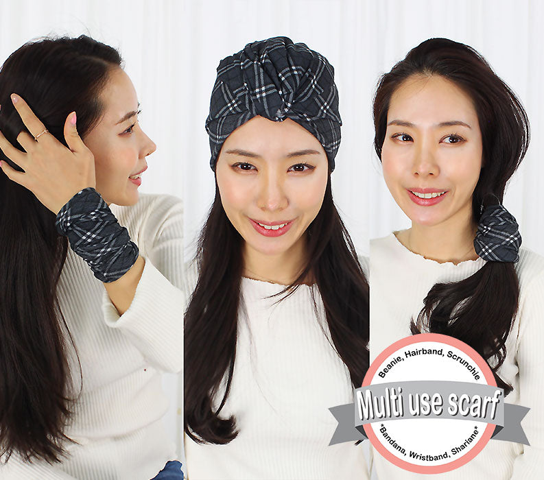 PLAID MULITI-USE HEADBAND