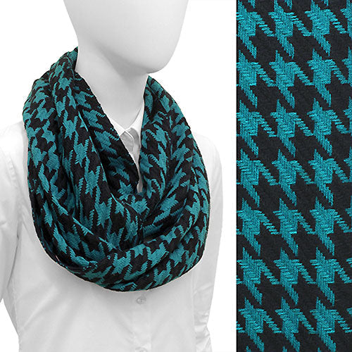 HOUNDSTOOTH INFINITY SCARF