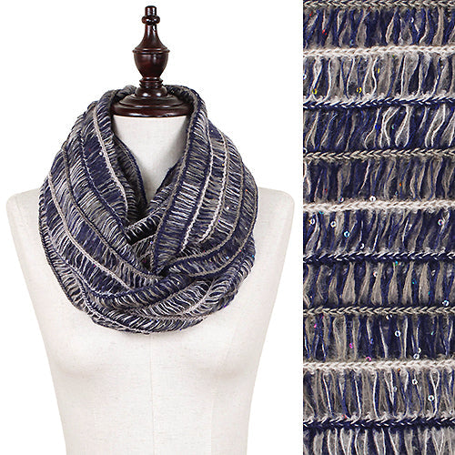 MULTI STRIPE INFINITY SCARF