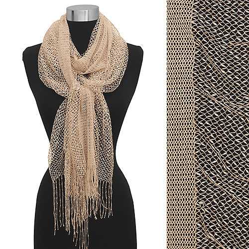 FISHNET OBLONG SCARF